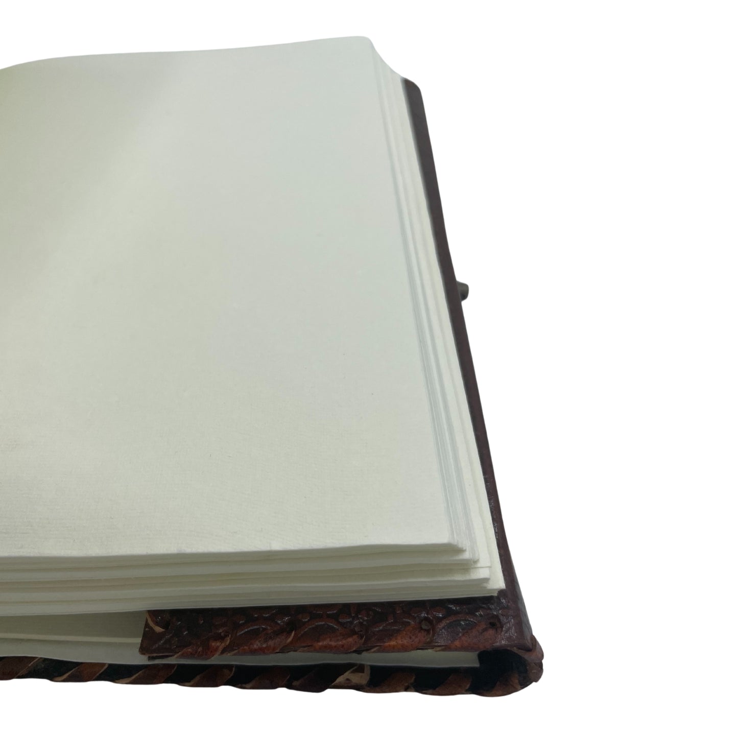 Grand carnet d'ombres - Marron avec bords usés