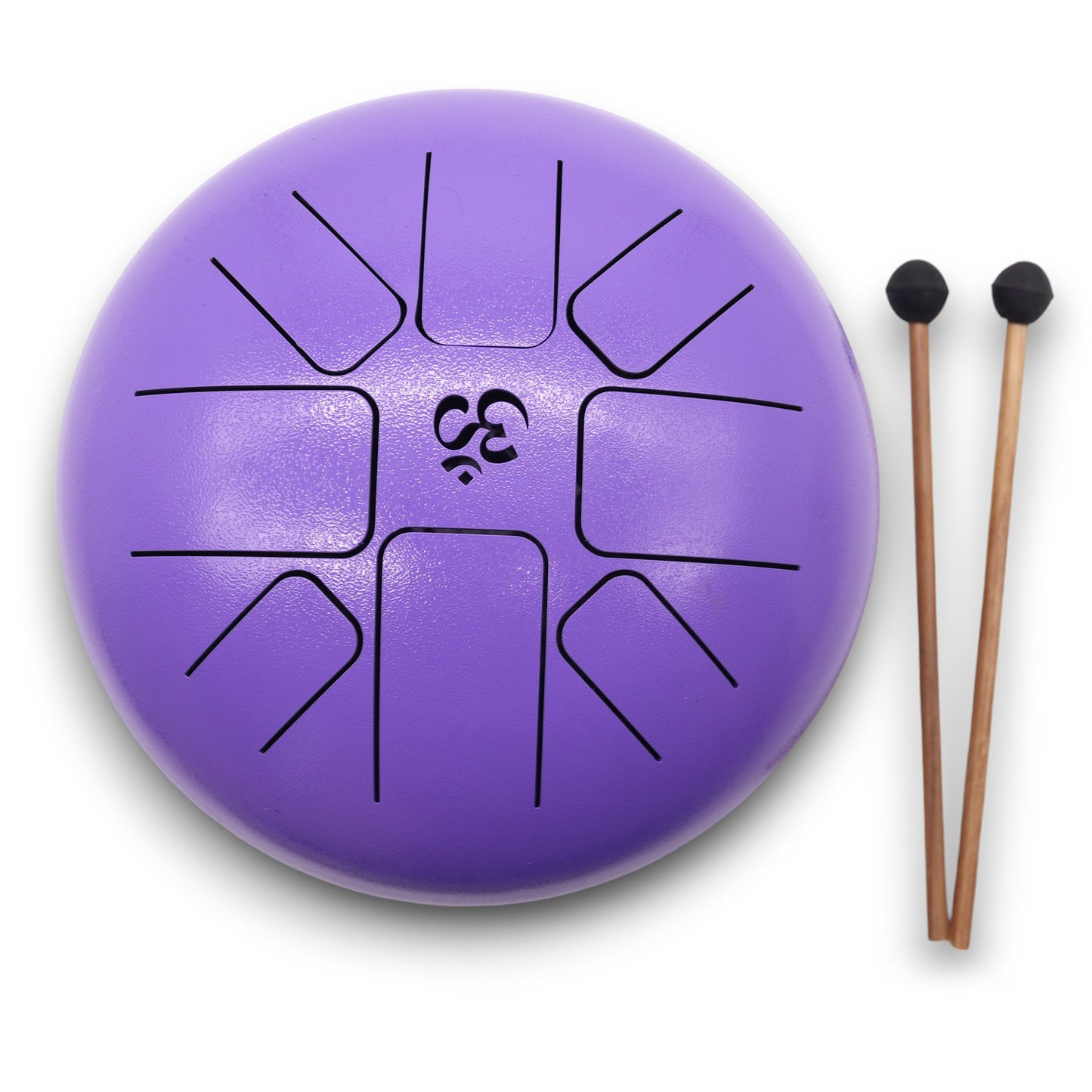 Tambour Hapi Om Violet Moyen - 22x16cm
