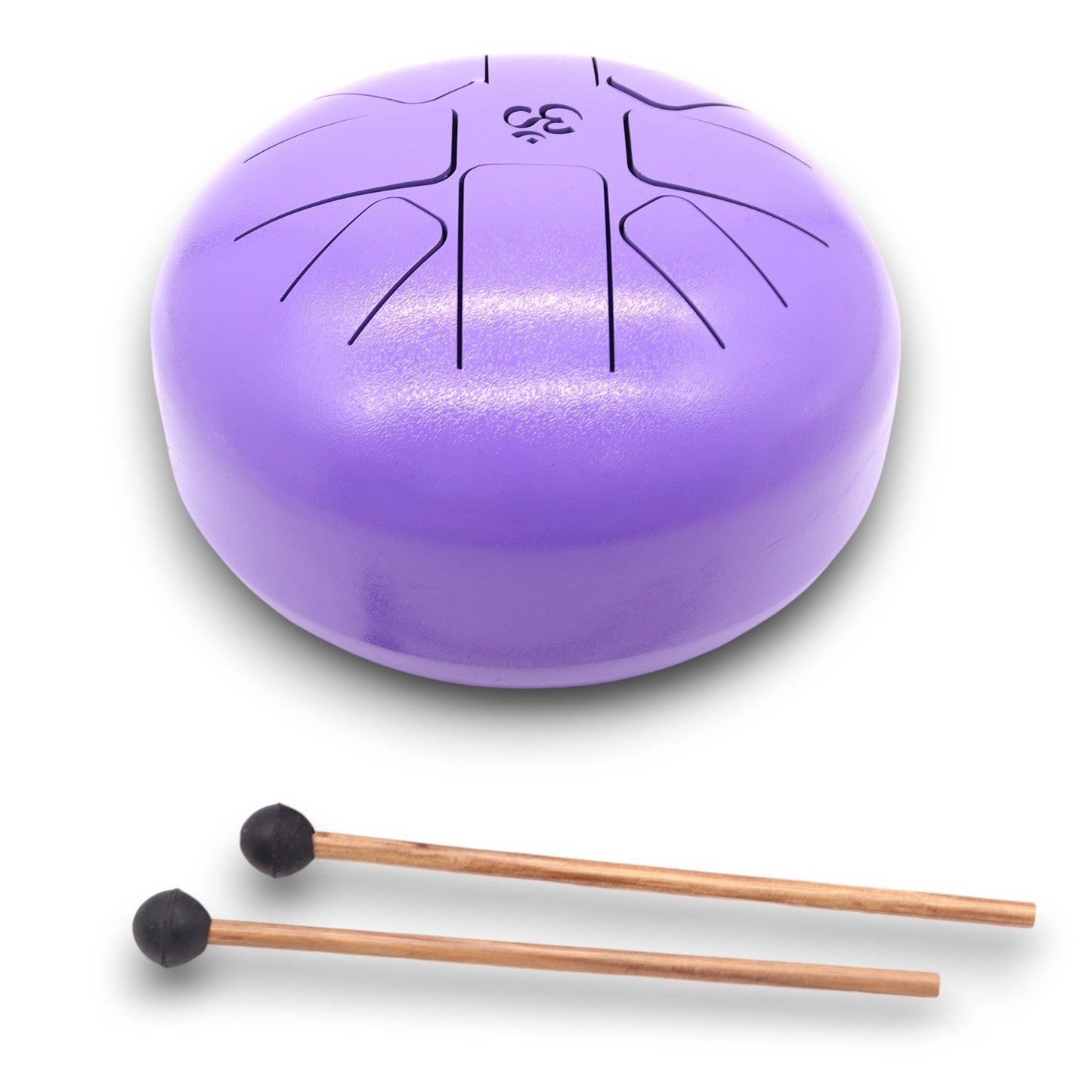 Tambour Hapi Om Violet Moyen - 22x16cm