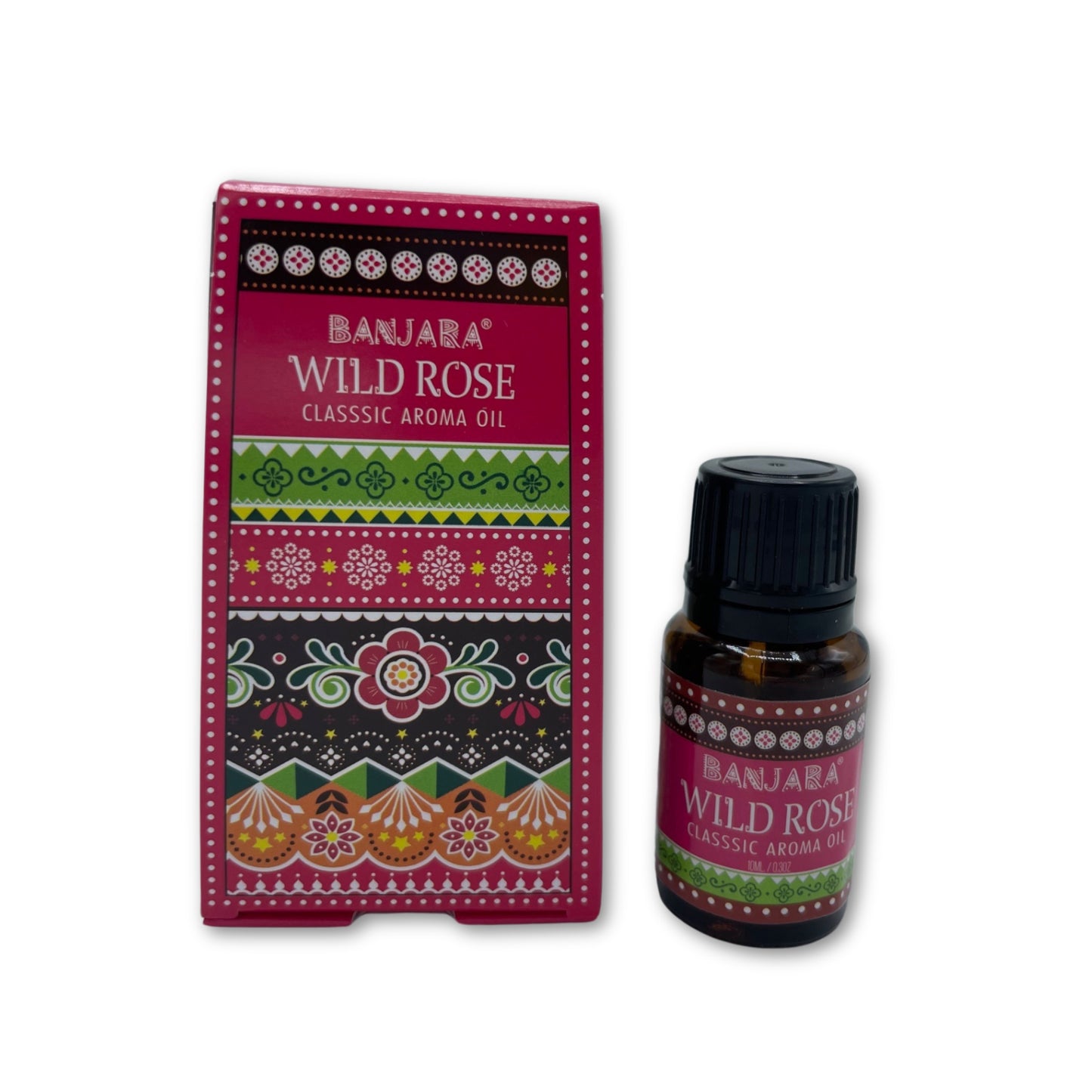 Huile parfumée indienne Banjara 10 ml - Rose sauvage