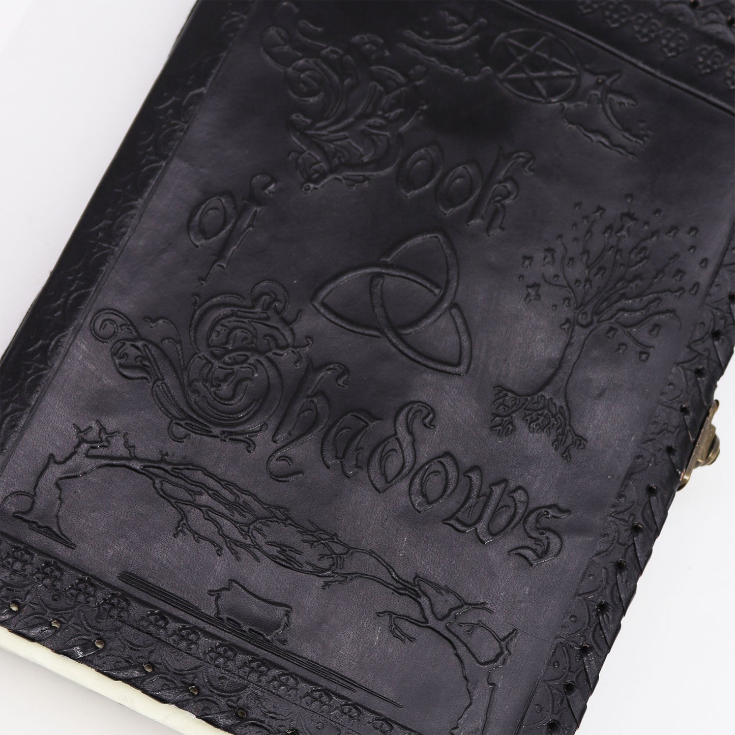 Grand carnet d'ombres - Noir avec bords effilochés