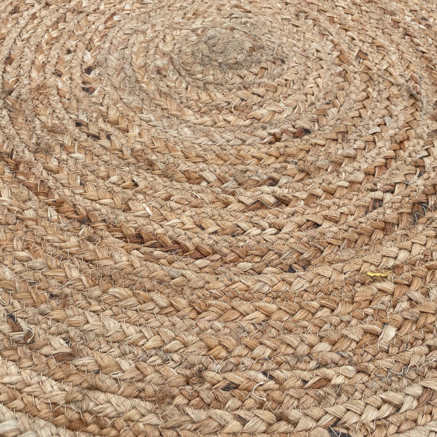 Tapis rond en jute doux 90 cm