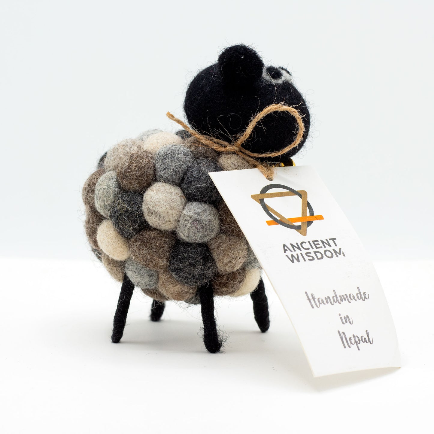 Mouton en feutre - Gris multicolore