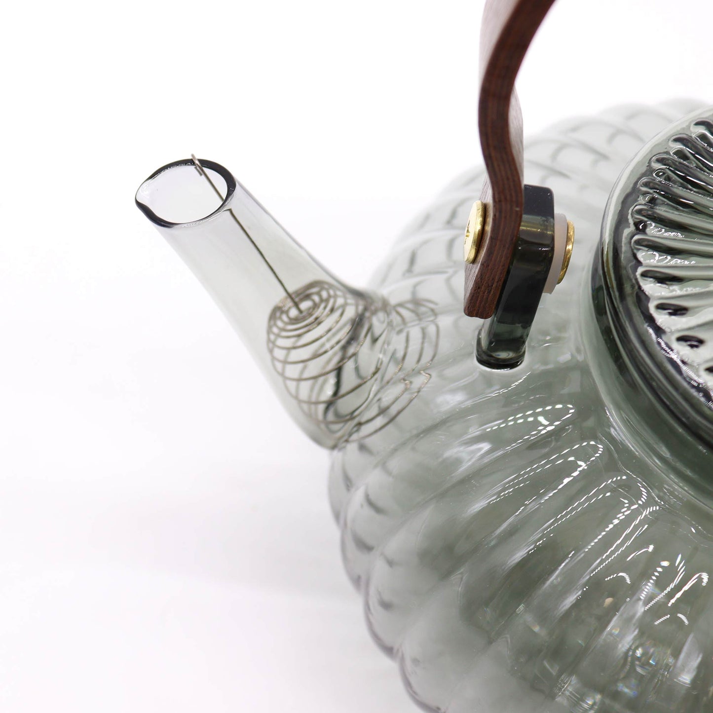 Théière en verre avec infuseur - Charbon nacré - 950 ml