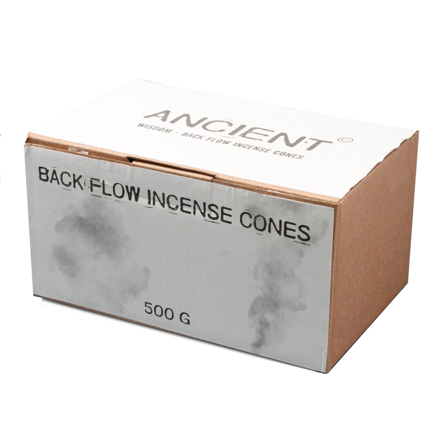 Boîte de cônes d'encens Backflow 500 g - Patchouli (environ 225 pièces)