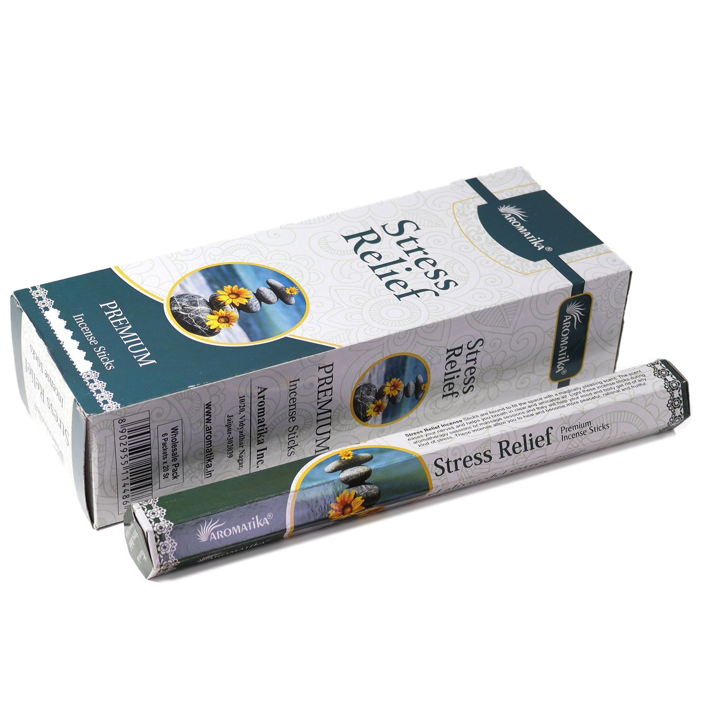 Encens hexagonal sans charbon Aromatika - Soulagement du stress
