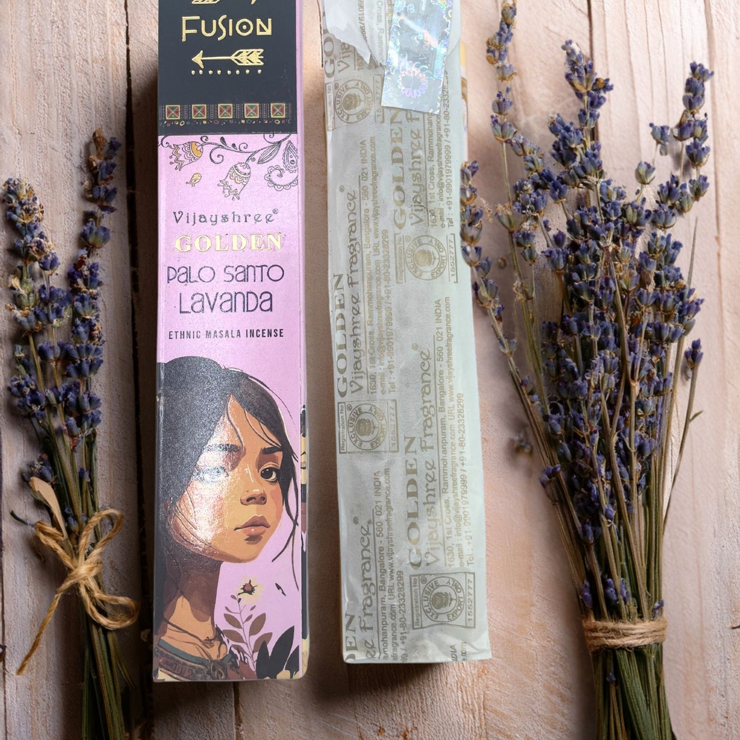 15 g de Palo Santo doré et de lavande