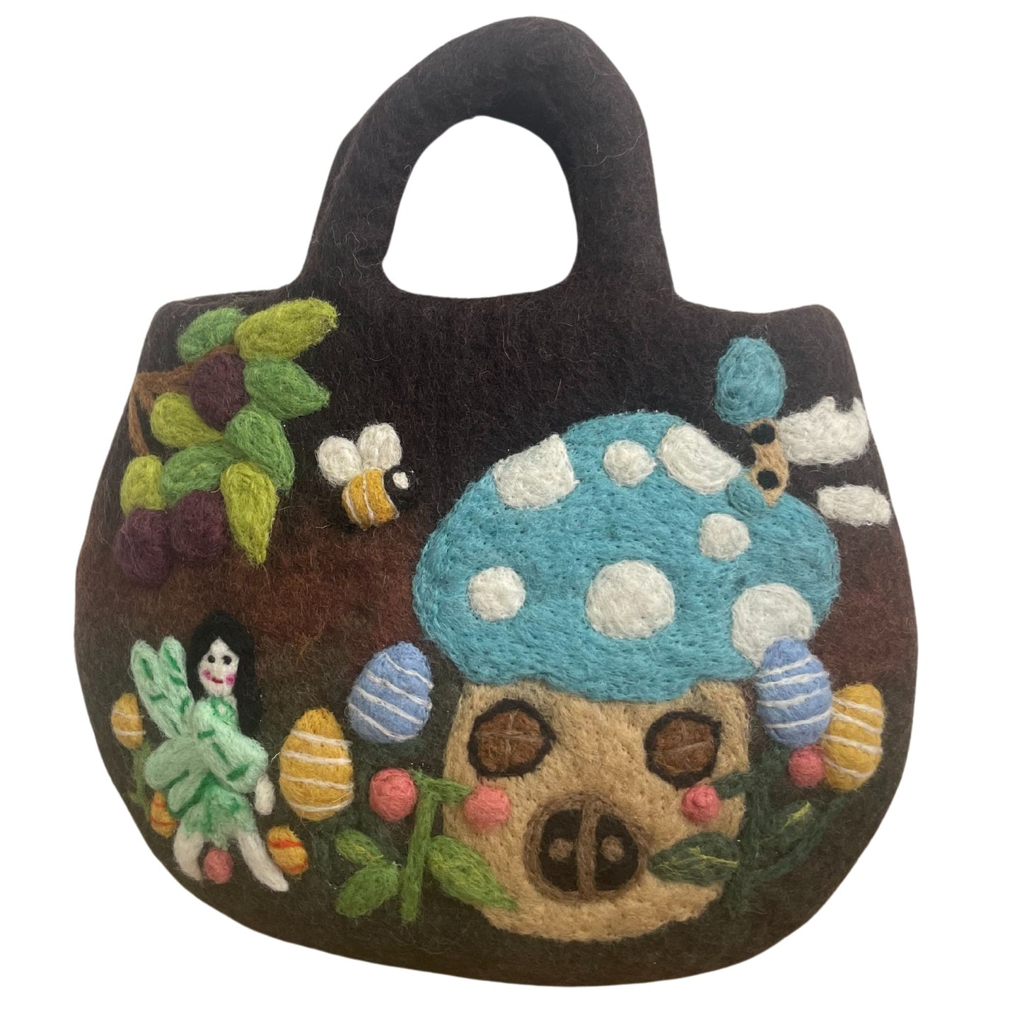 Sac en feutre Fairy Garden - 35 x 27 cm