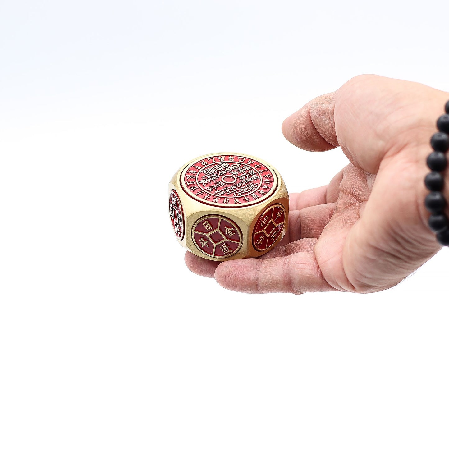 Fortuna del Feng Shui - Calendario Rojo y Dados de Moneda - Selector de Fechas Auspiciosas