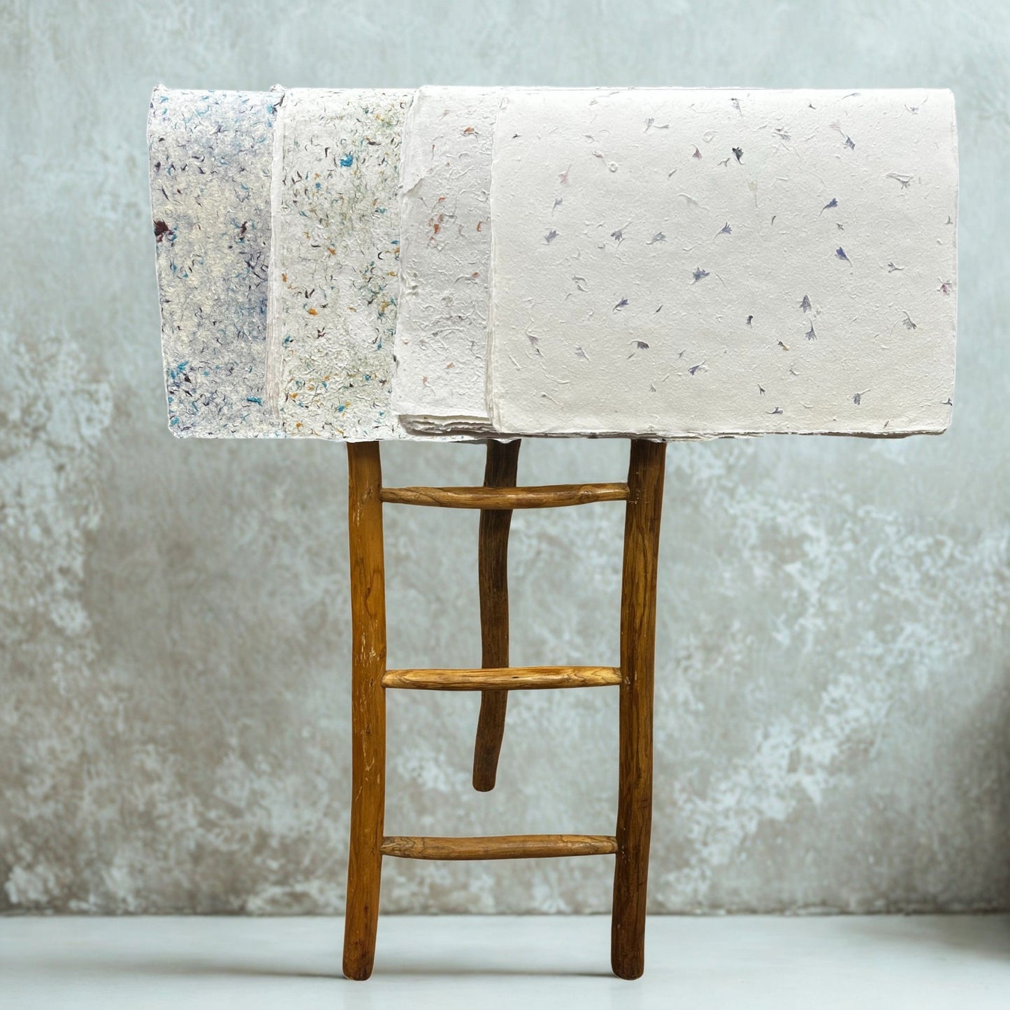 Papier cadeau fait main Lokta - Mélange de coton