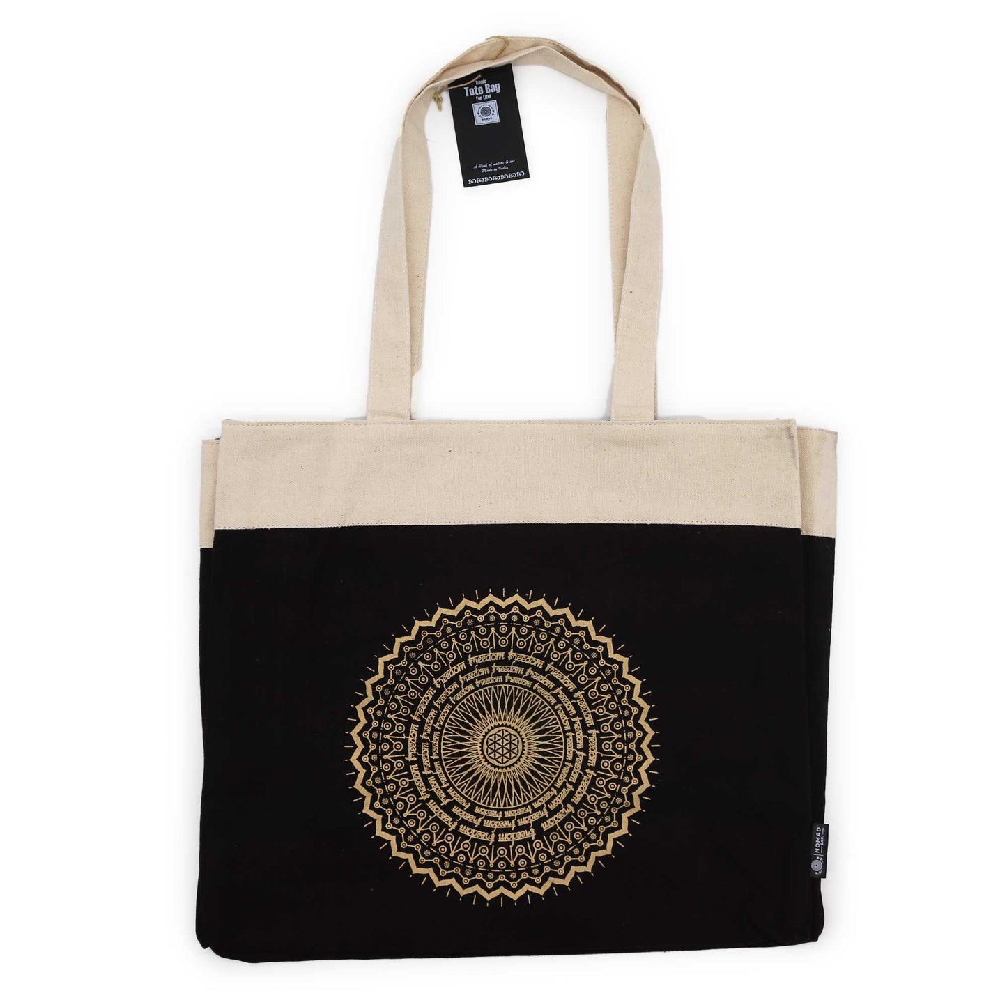 Sac fourre-tout extra large (38 x 15 x 43 cm), couleur chocolat 400 g - Chakra de la liberté