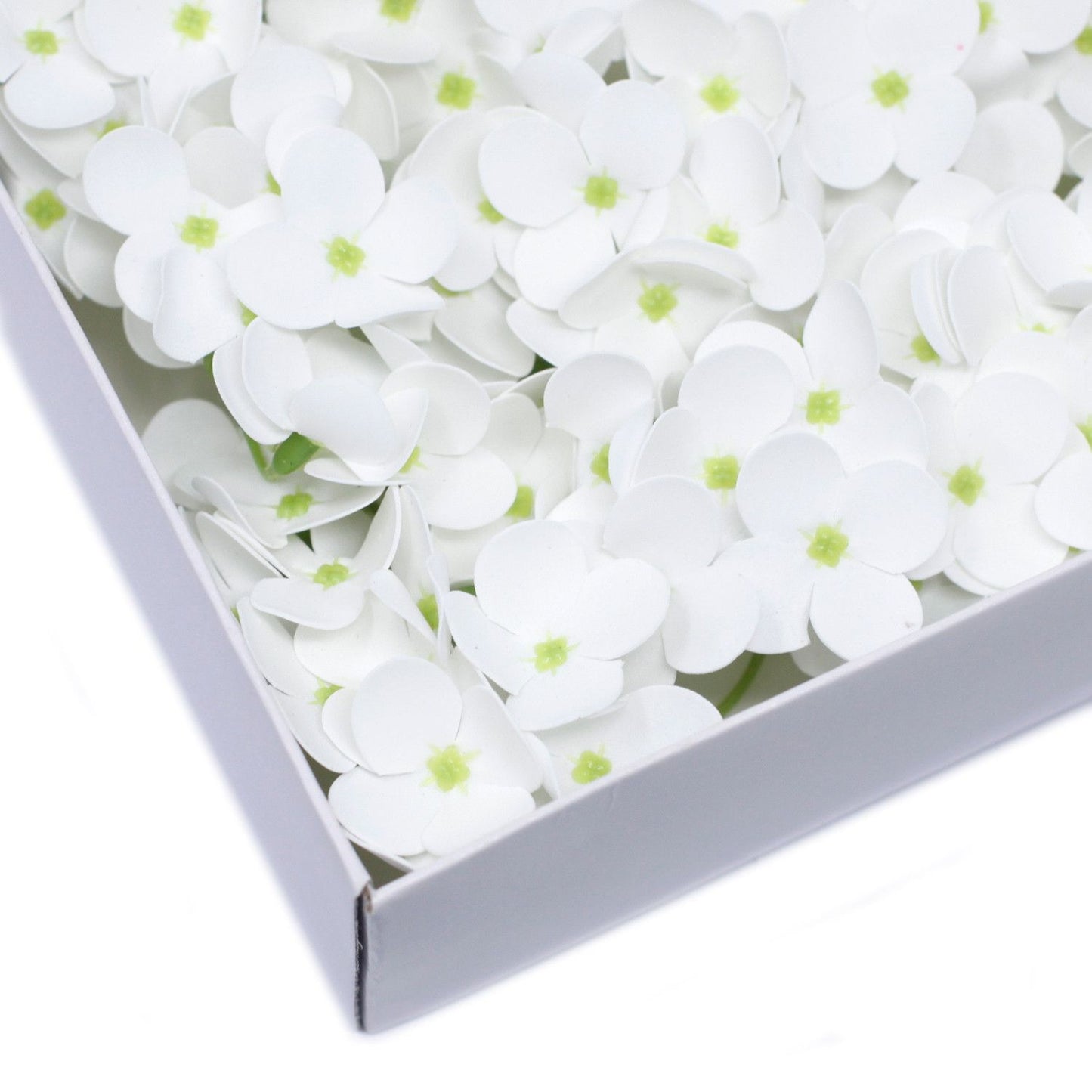 Fleurs de savon artisanales - Jacinthe - blanc