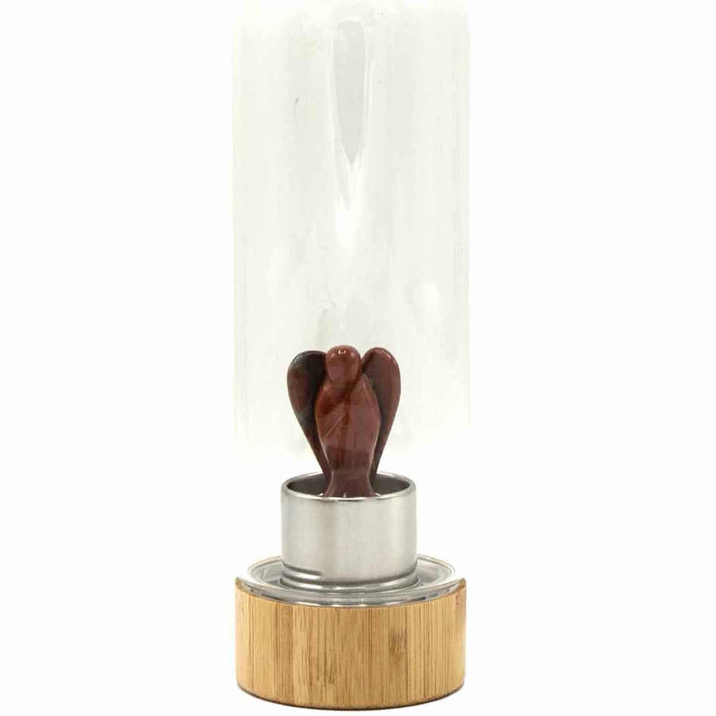 Minéral en bouteille - Jaspe rouge revigorant - Angel