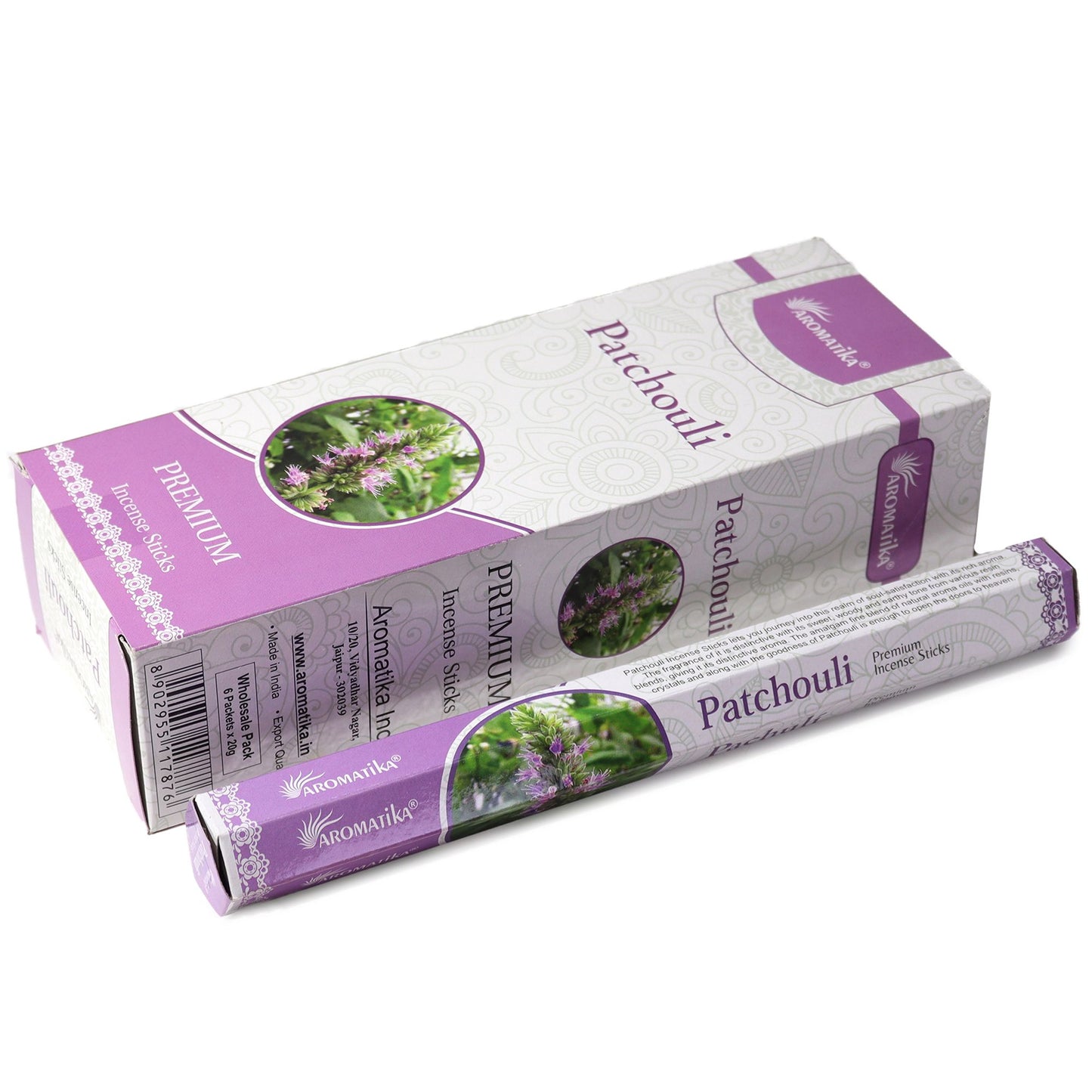 Encens hexagonal sans charbon Aromatika - Patchouli