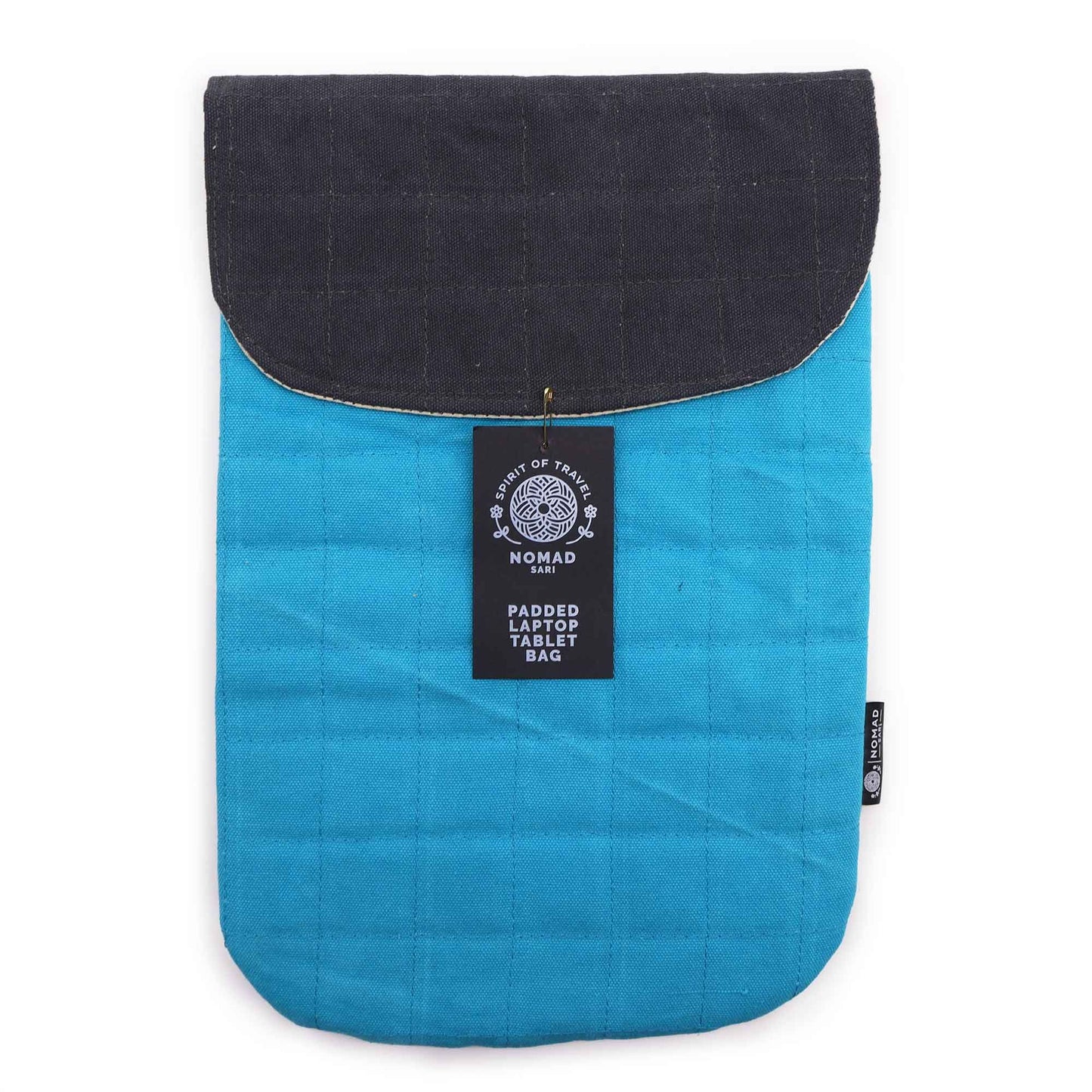 Housse rembourrée pour ordinateur portable - Turquoise formidable - 14 oz