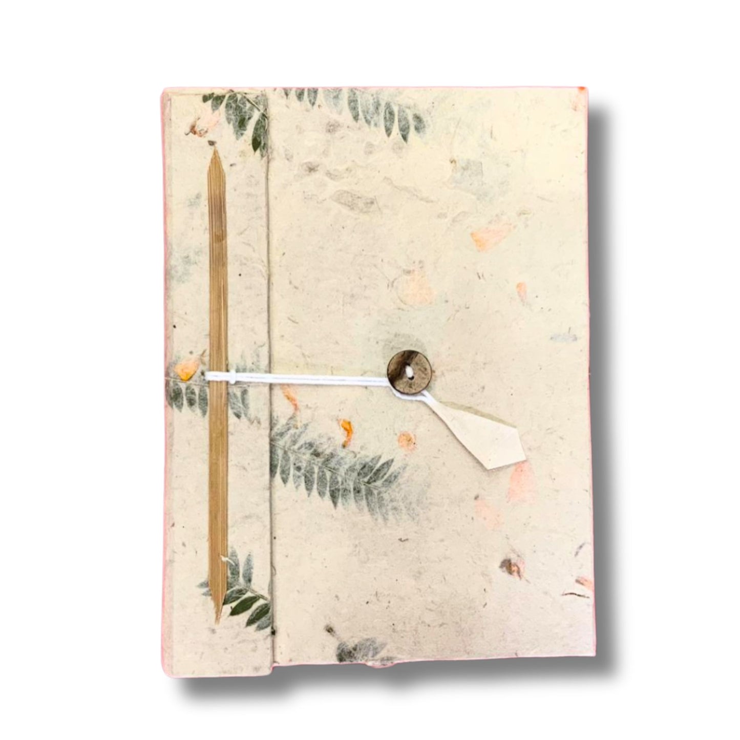 Grand carnet Lokta - Fleurs mélangées - 45 feuilles - Marque-page inclus