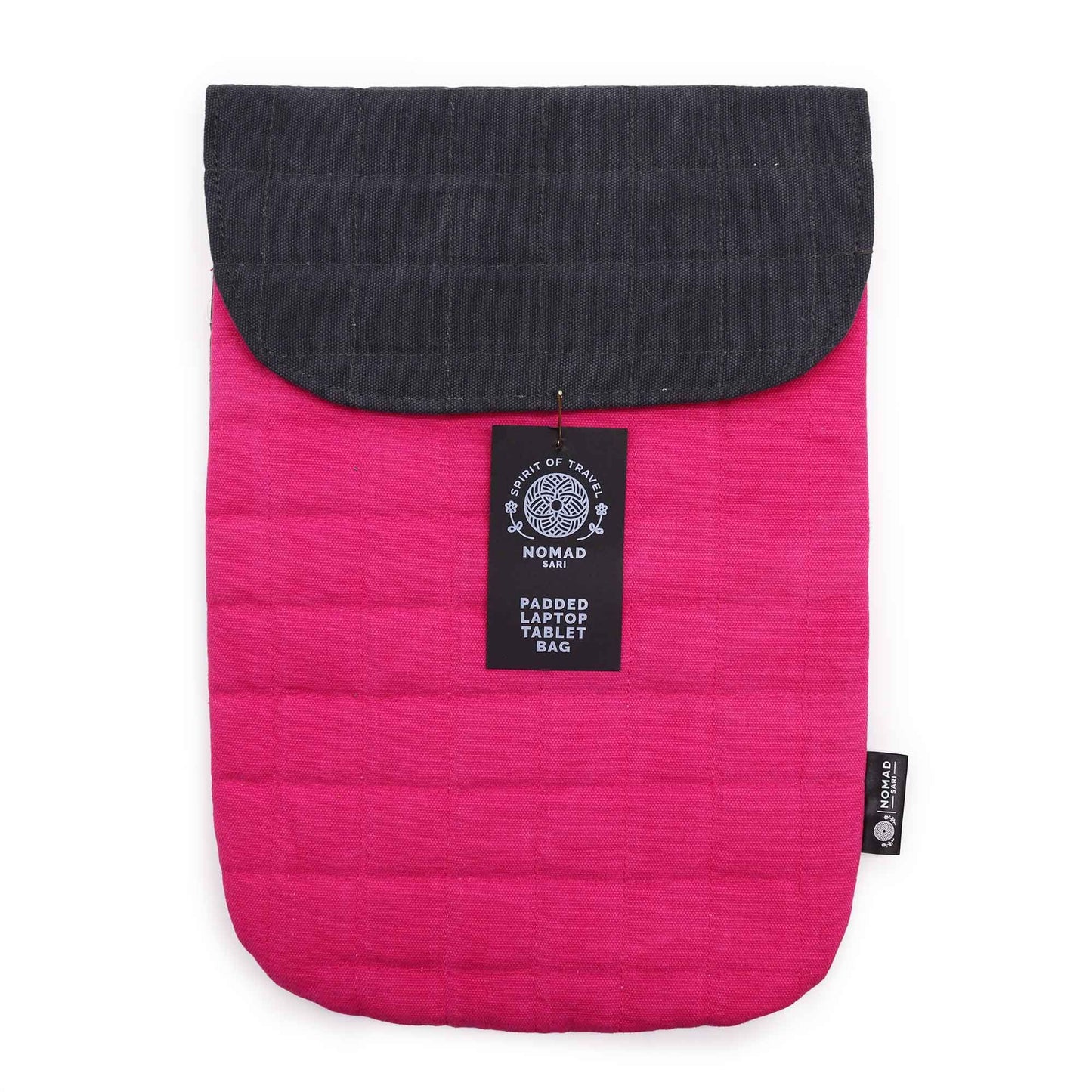 Housse rembourrée pour ordinateur portable - Rose vif - 14 oz