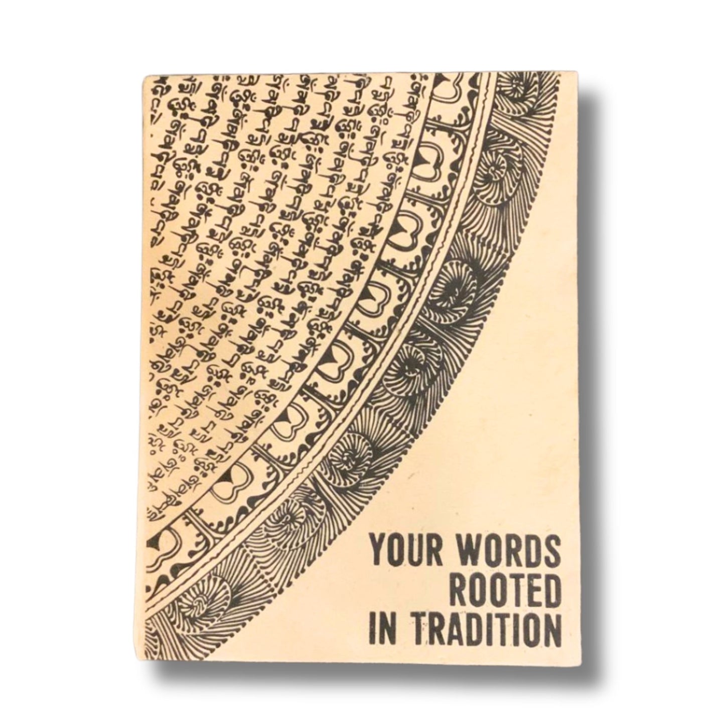 Grand carnet Lokta - Vos mots - Marque-page inclus