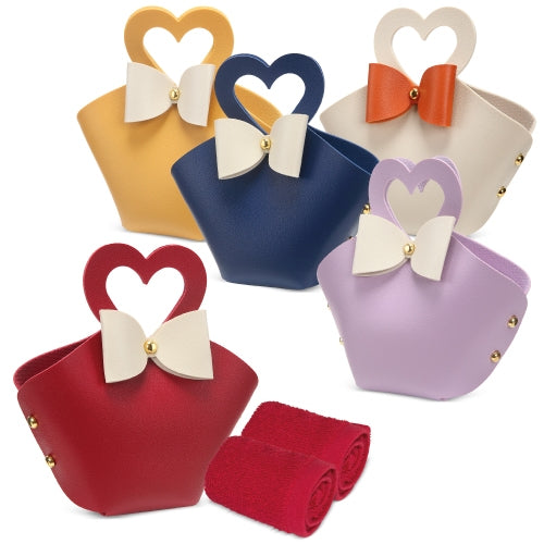 LOT DE 5 SACS AVEC SERVIETTE « COQUETTE »