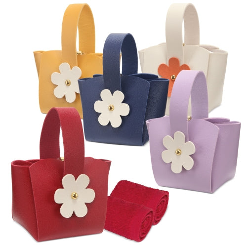 LOT DE 5 SACS AVEC SERVIETTE « JULIETTE »