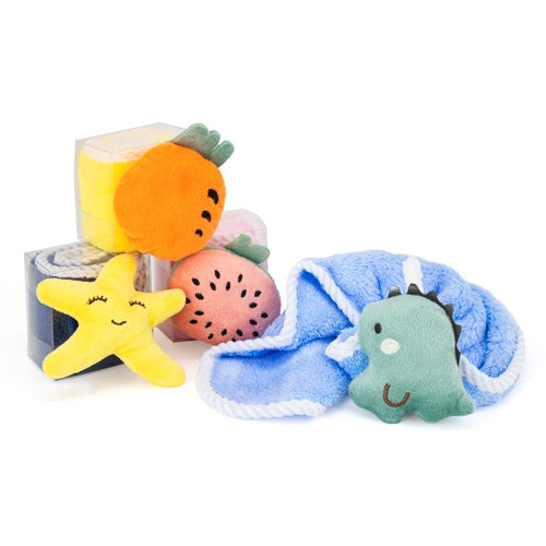 LOT DE 12 SERVIETTES NAUTIQUES « MER BLEUE »