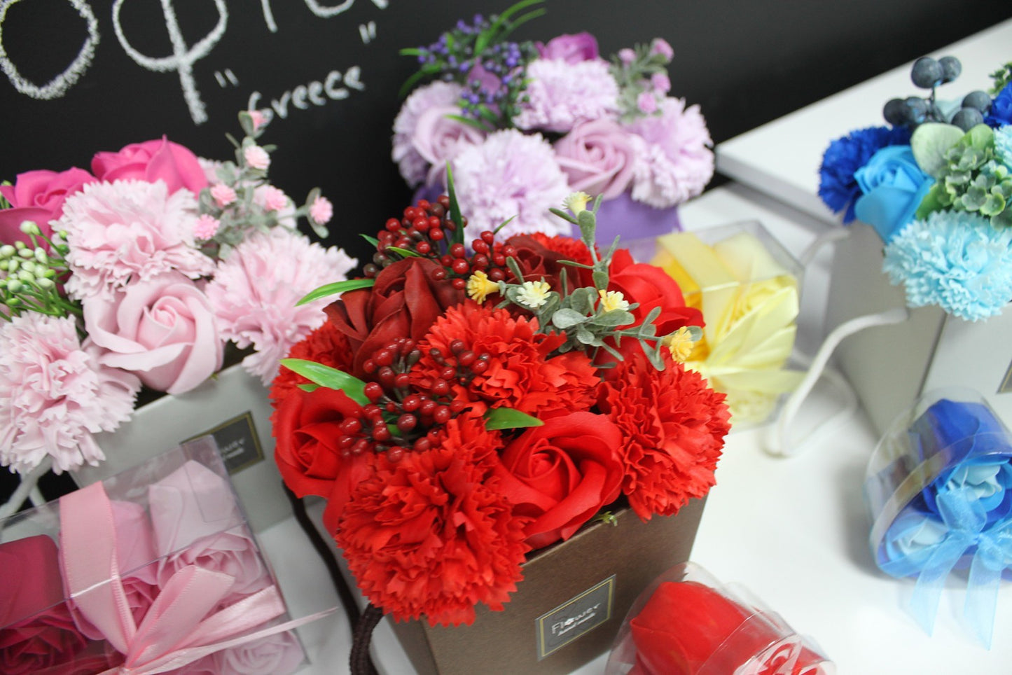 Bouquet de fleurs de savon - Fleurs de printemps