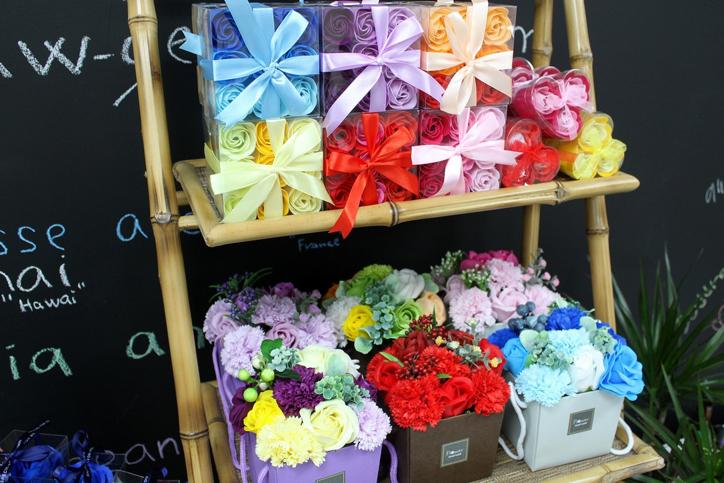 Bouquet de fleurs de savon - Fleurs de printemps