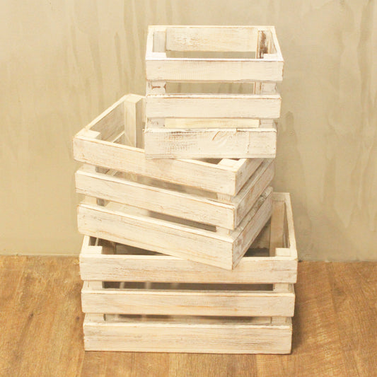 Coffret de 3 boîtes à fruits - Blanc