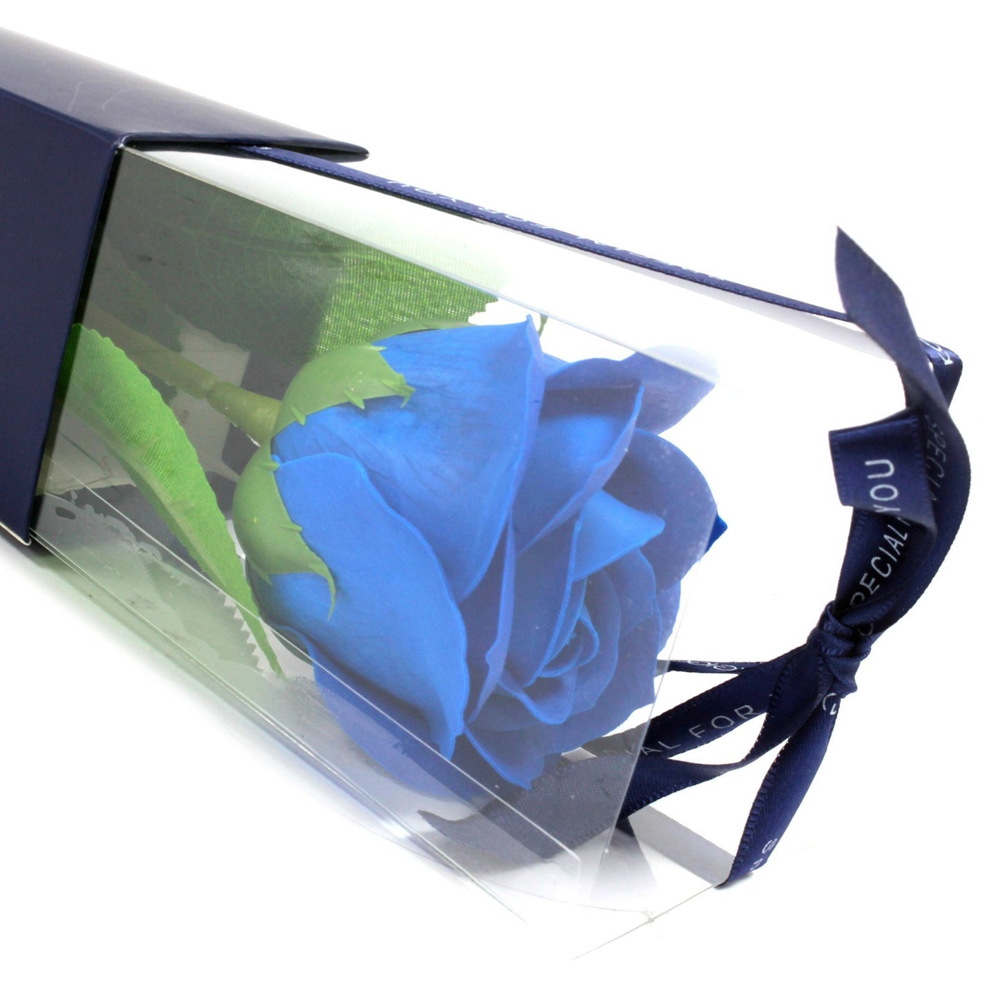 Rose simple - rose bleue