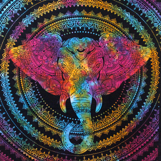 Couette double en coton - Tête d'éléphant