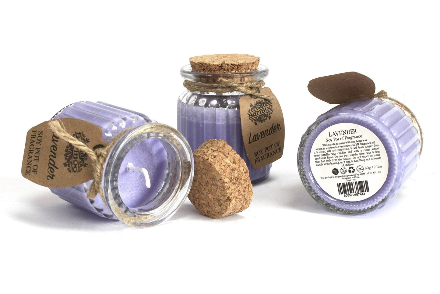 Bougie en pot en cire de soja - Musc