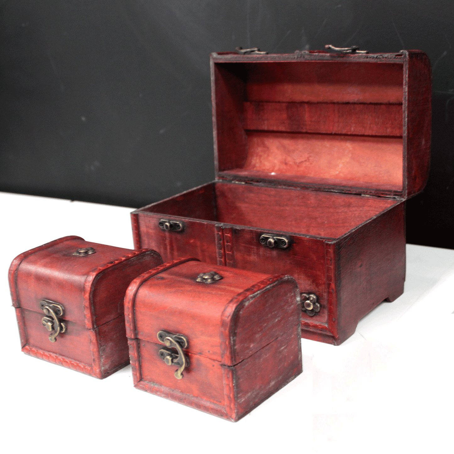 Grand coffre classique - Lot de 3