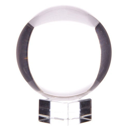 Boule de cristal avec support 150 mm