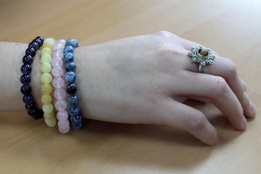 Bracelet énergétique - Jaspe vert