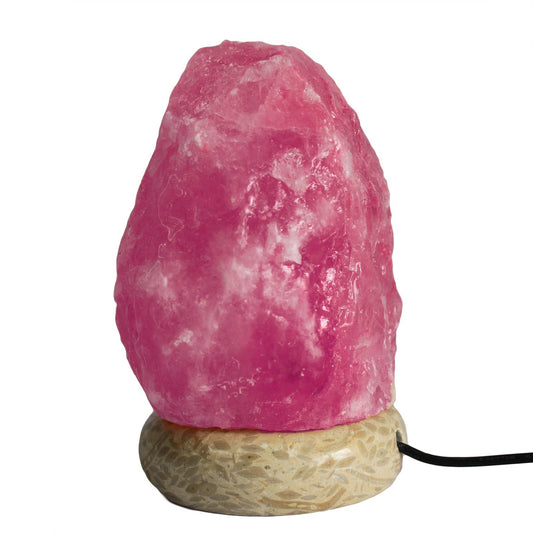 Lampe de sel naturelle USB de qualité - 11,5 cm (multicolore)