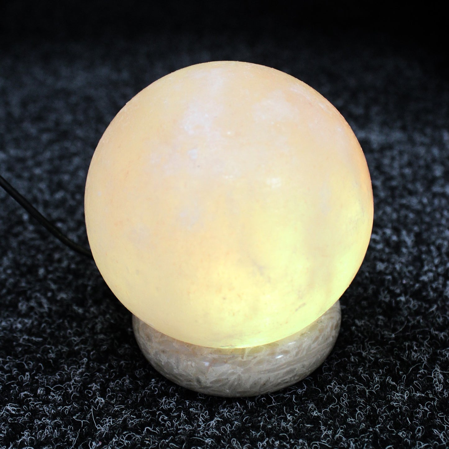 Lampe boule de sel USB de qualité - 8 cm (multicolore)