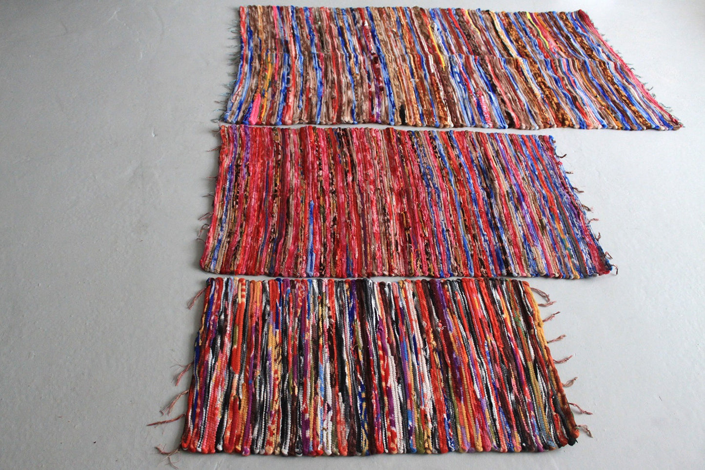 Petit tapis en chiffon - 50x90cm