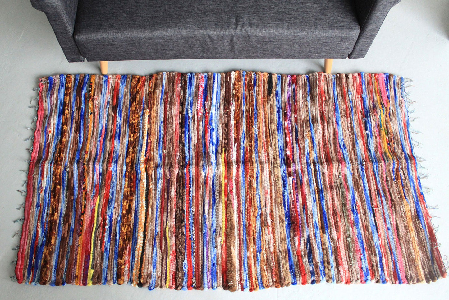 Grand tapis en chiffon - 105x185cm