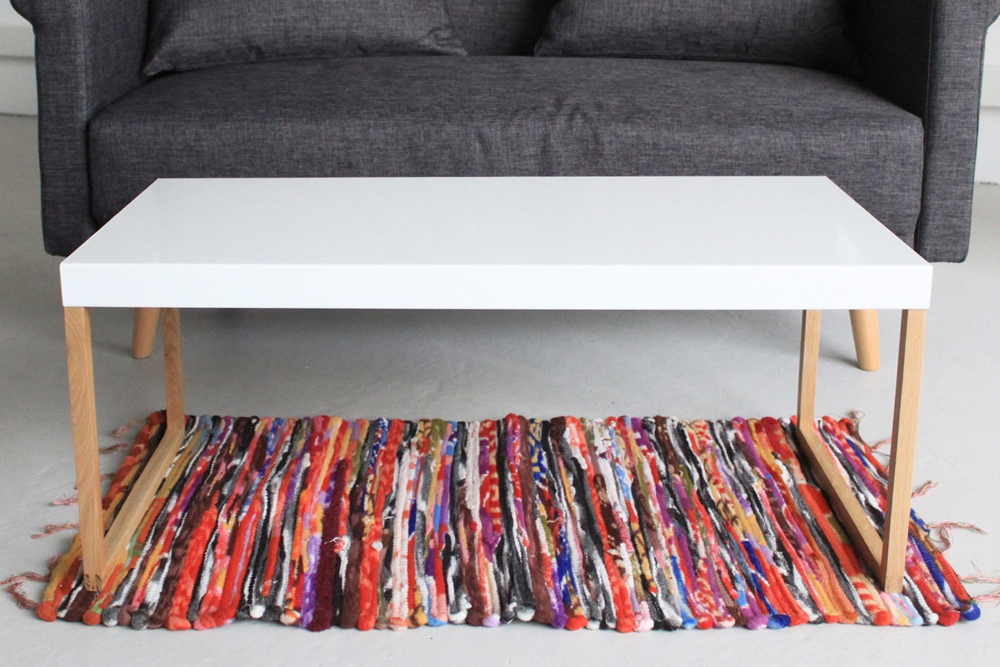 Petit tapis en chiffon - 50x90cm