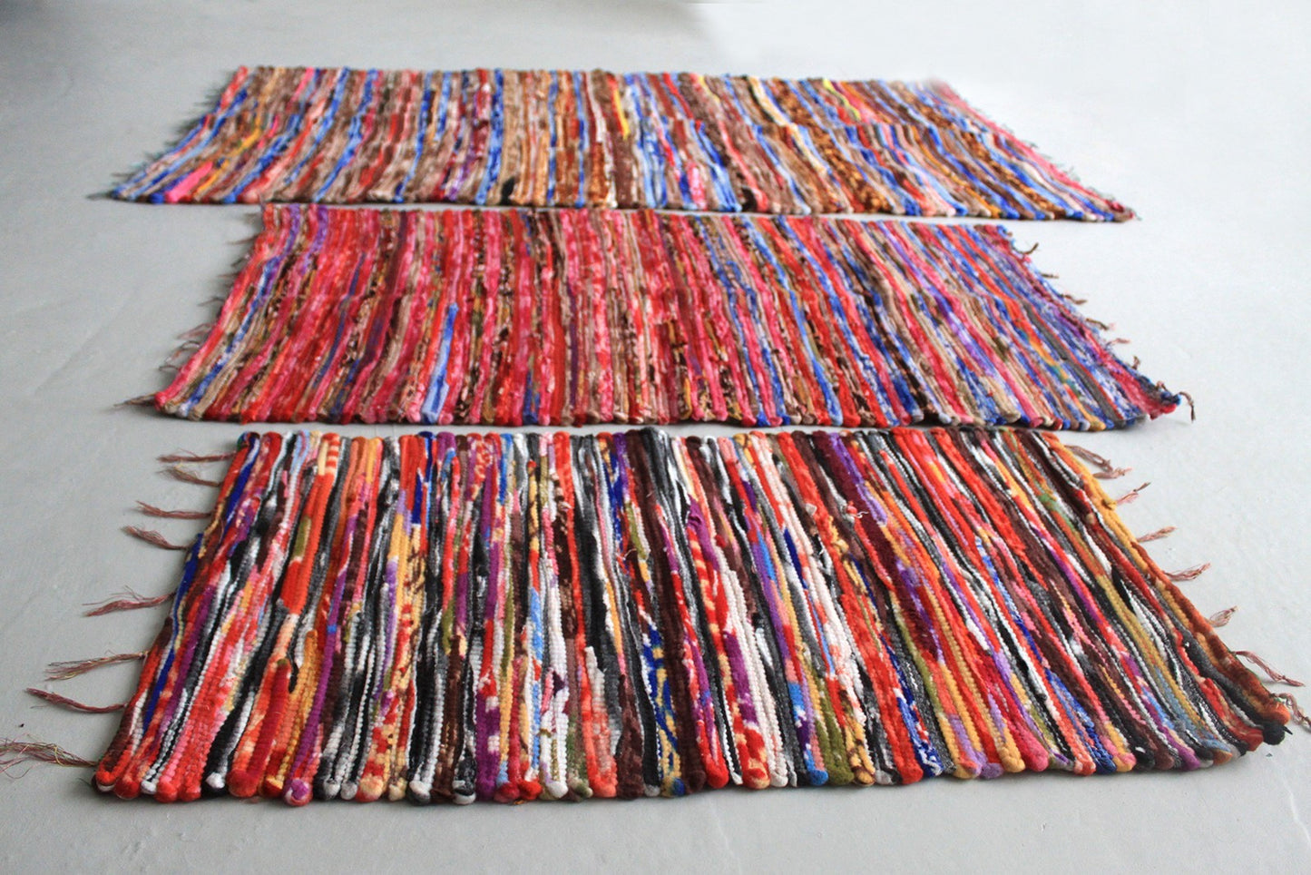 Petit tapis en chiffon - 50x90cm