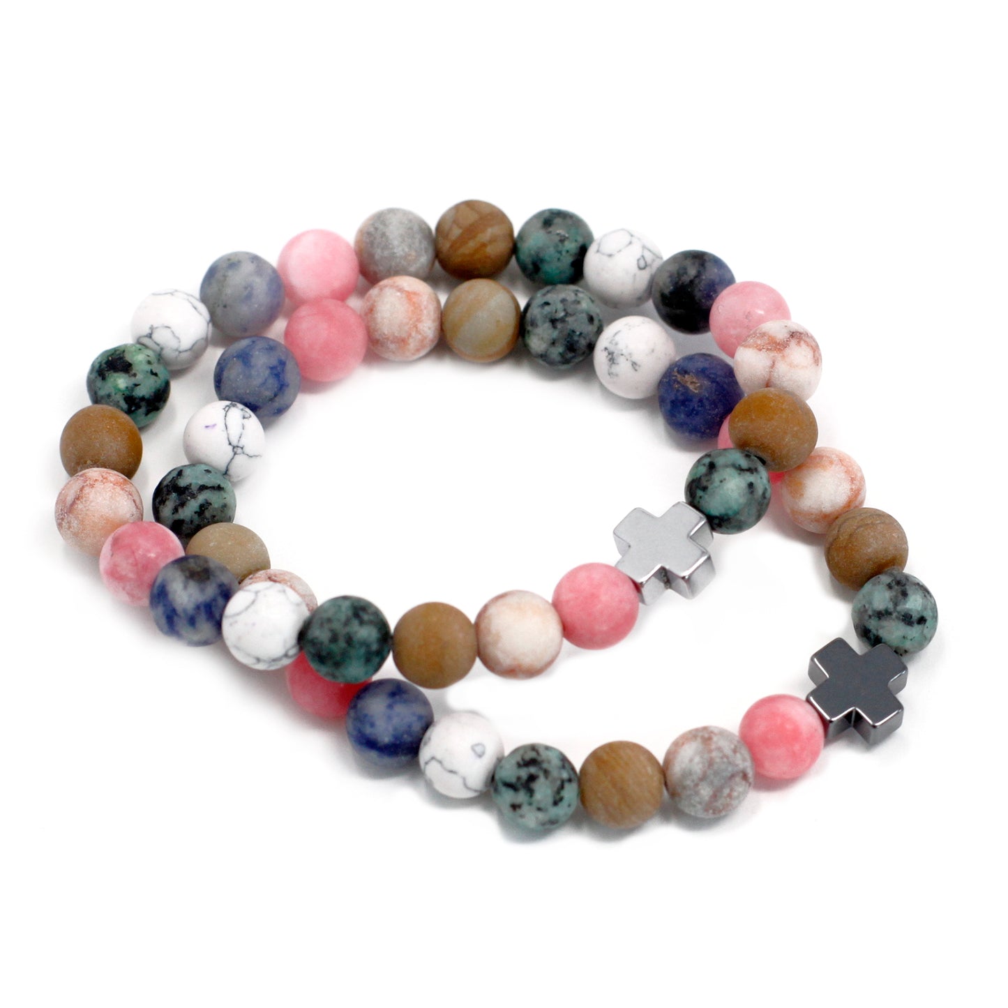 2 Bracelets avec Pierres Précieuses - Harmony