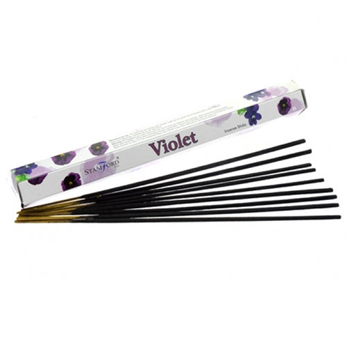 Bâtonnets d'encens violets de qualité supérieure Stamford
