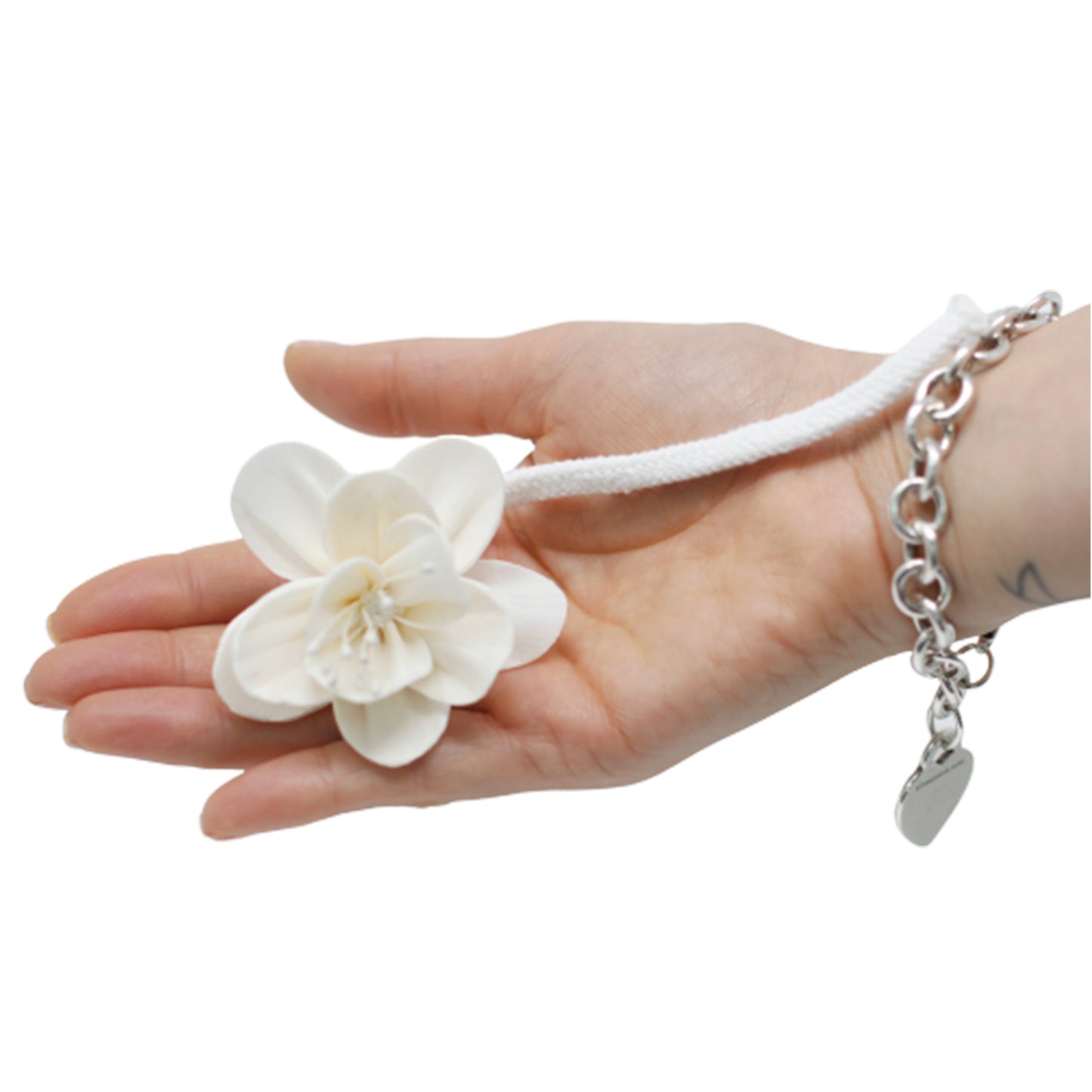 Fleurs naturelles pour diffuseur - Petit lys sur corde