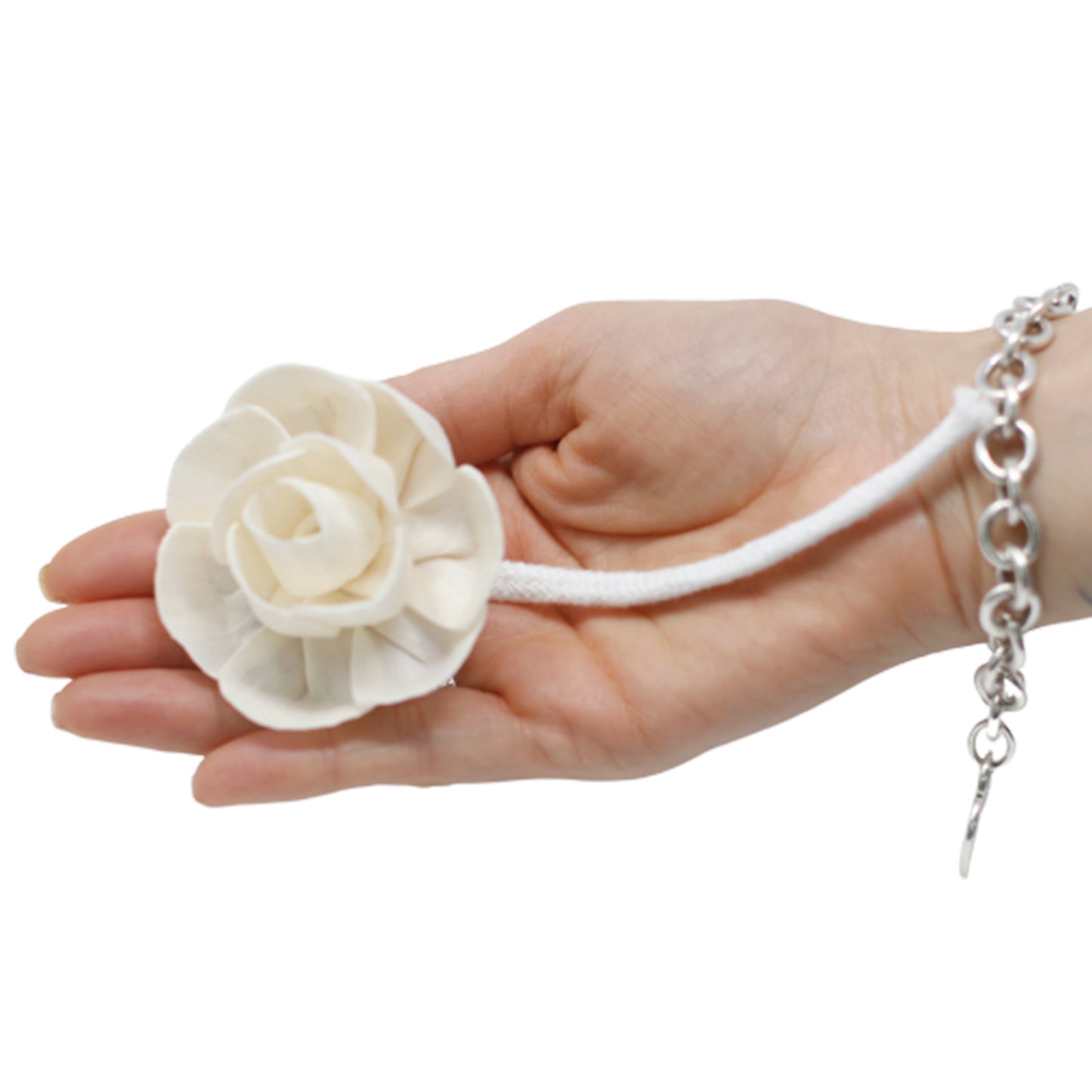 Fleurs naturelles pour diffuseur - Petit lotus sur corde