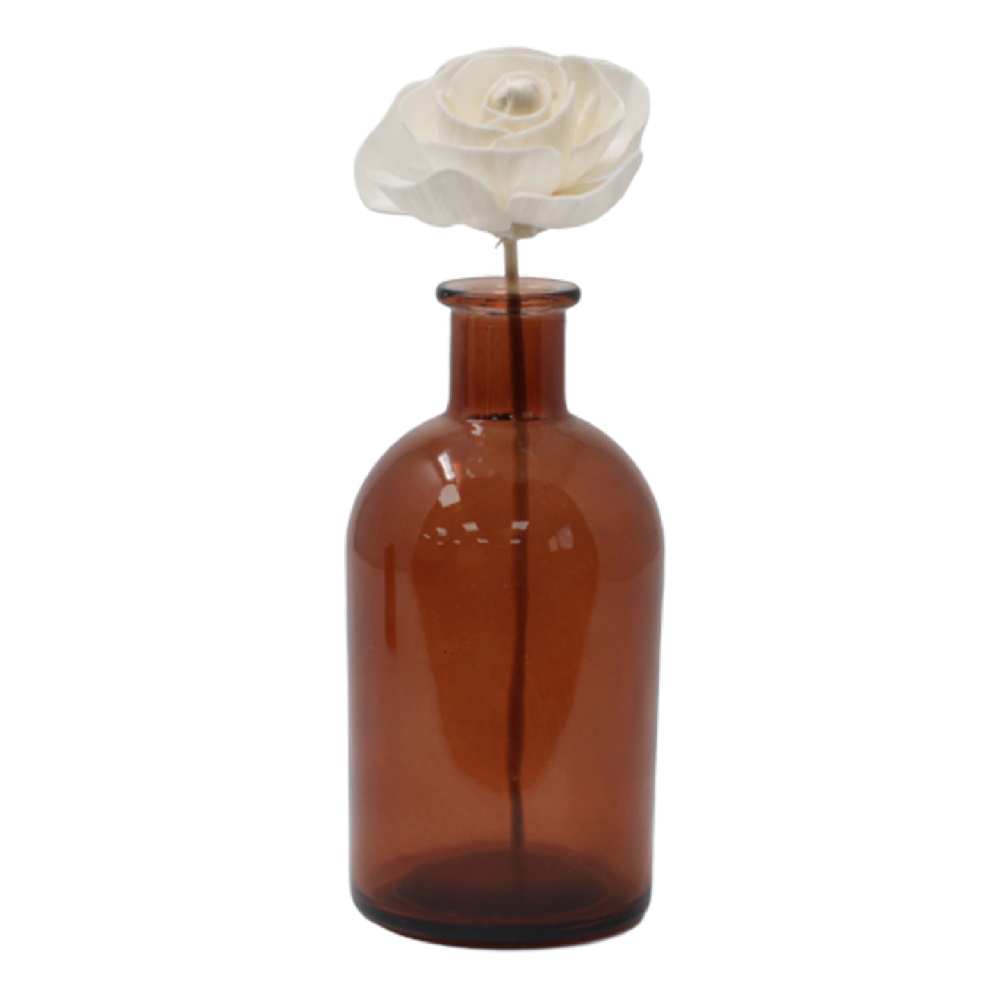 Diffuseur de fleurs naturelles - Rose en roseau