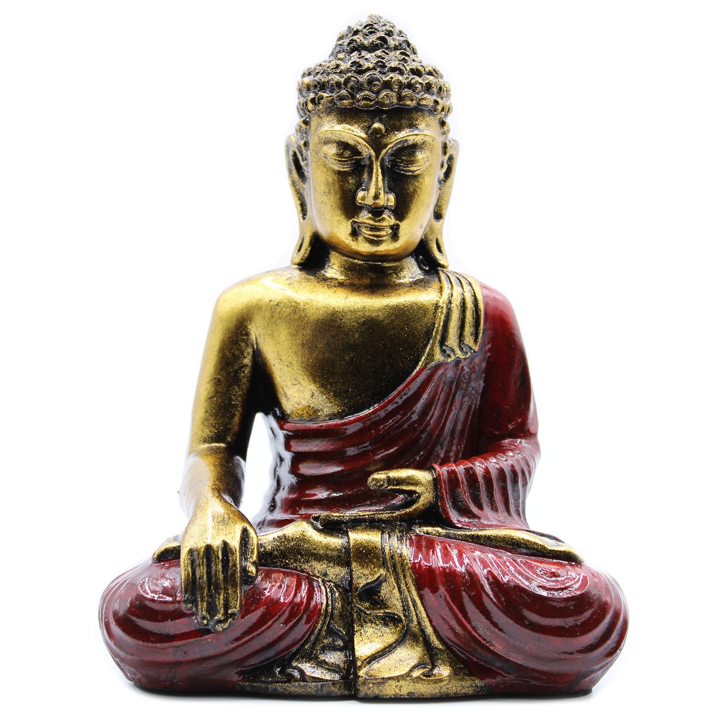Bouddha rouge et or - Lrg