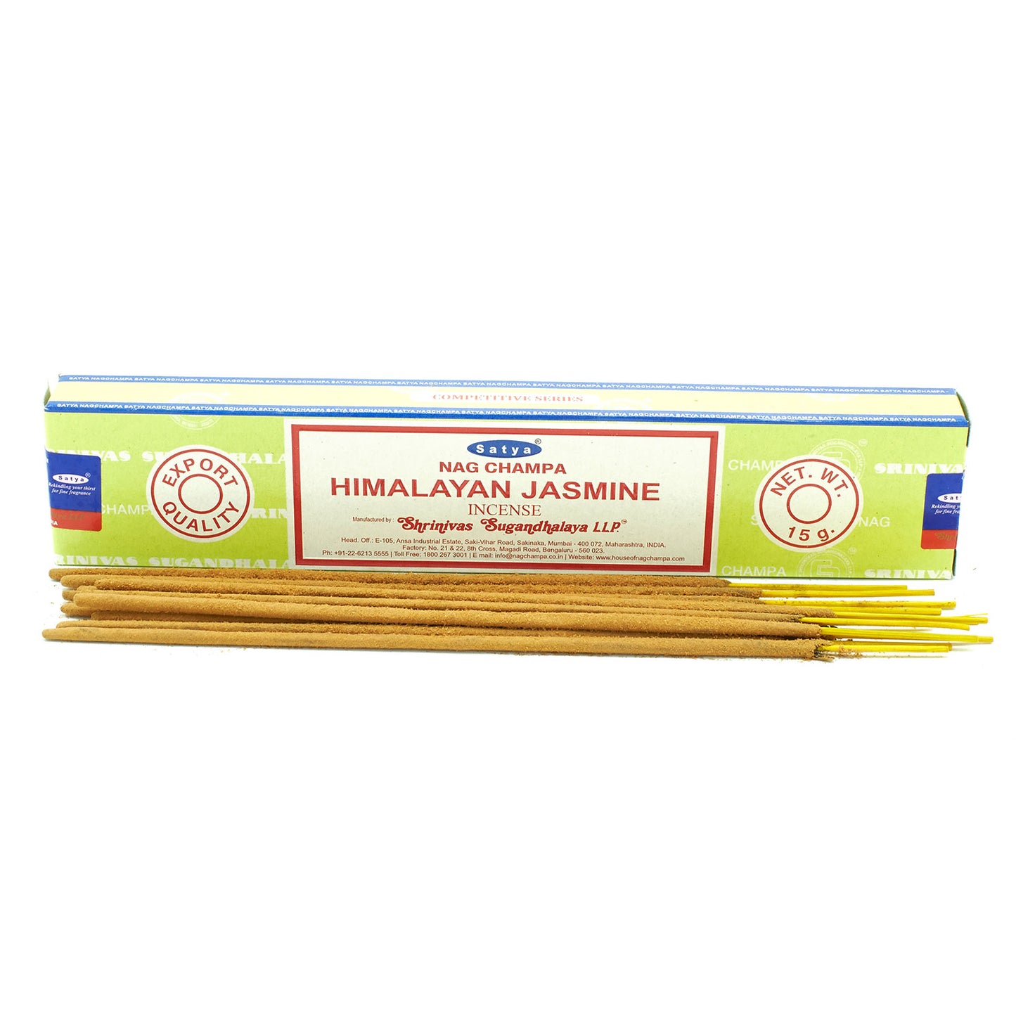 Bâtonnets d'encens Satya 15 g - Jasmin de l'Himalaya