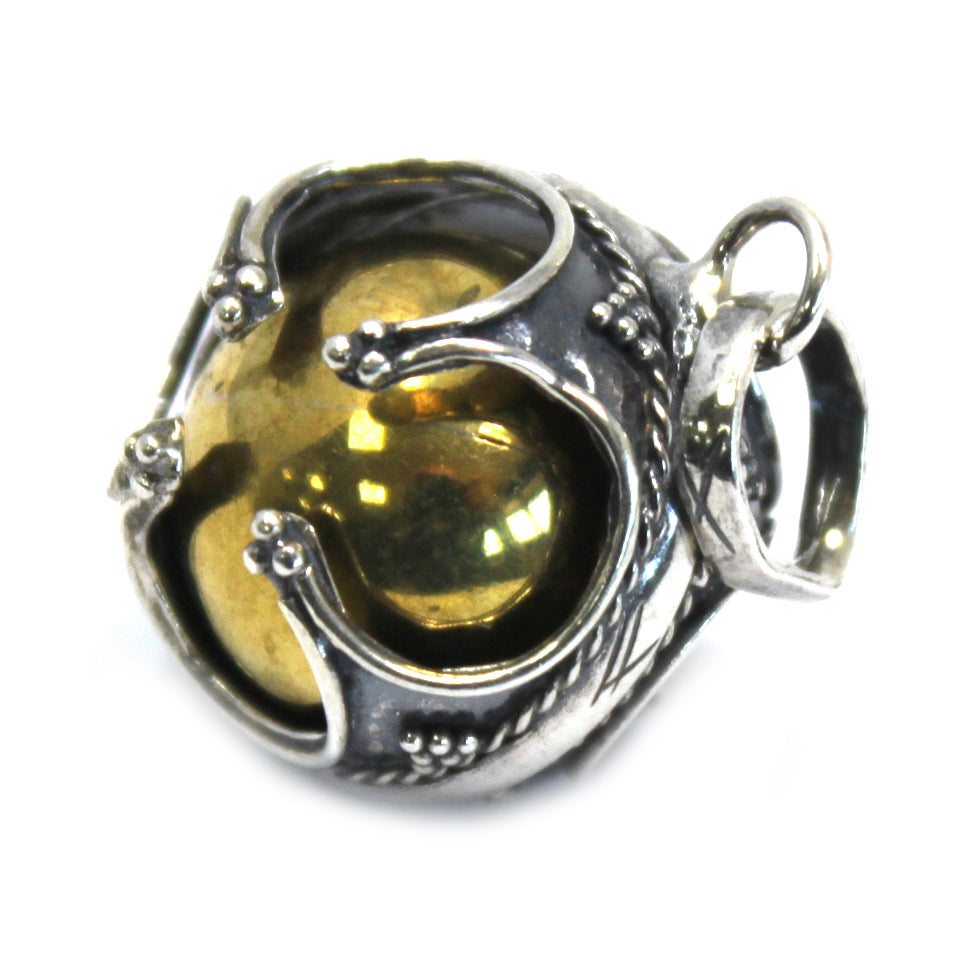 Cloche d'ange en argent - Prospérité - 16 mm