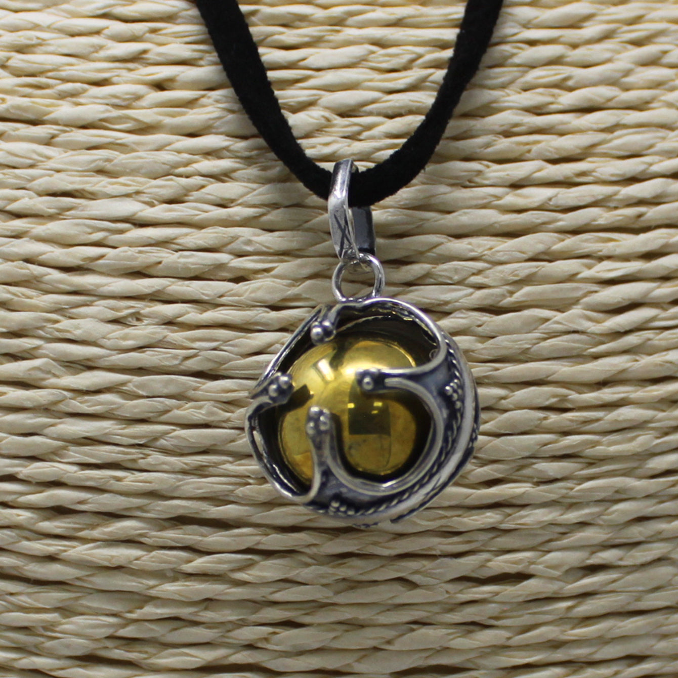 Cloche d'ange en argent - Prospérité - 16 mm