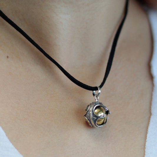 Cloche d'ange en argent - Prospérité - 16 mm